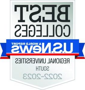 U.S. 《新闻与世界报道》2022-2023年南方最佳学院和地区大学徽章
